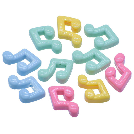 Gift To Love | Miniature Musical Symbol | Color : Mix Colour | Pcs : 10 Pcs | Code : MMAN-66