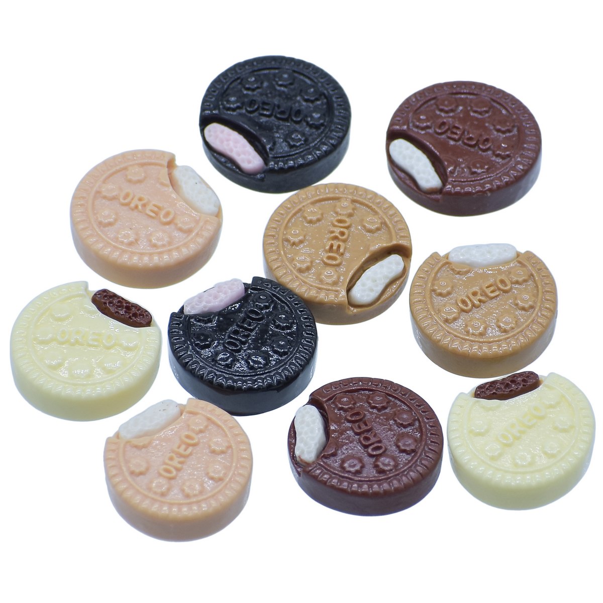 Gift To Love | Miniature Biscuit Oreo | Color : Mix Colour | Pcs : 10 Pcs | Code : MMAN-87