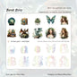 Gift To Love | Dark Whicher Series Deco Sticker | Pcs : 20 Pcs | Code : MMK06H246