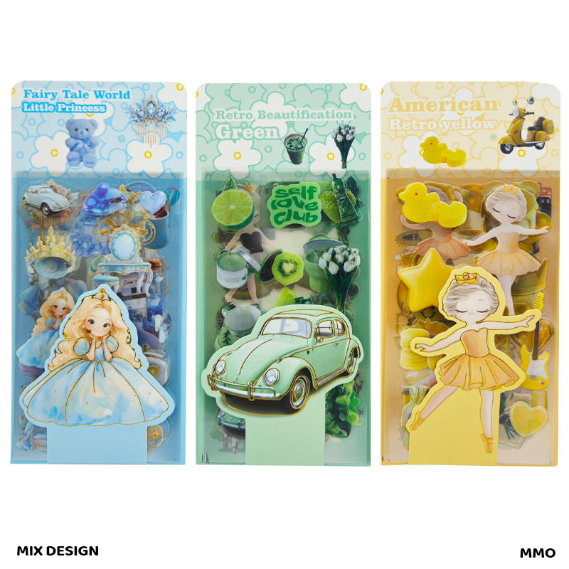 Gift To Love | Journal Sticker Pvc | Pcs : 6 Sheet | Code : MMO