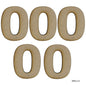 Gift To Love | Mdf Number Letter | Color : No 0 | Size : 2 Inch | Code : MNL2-0
