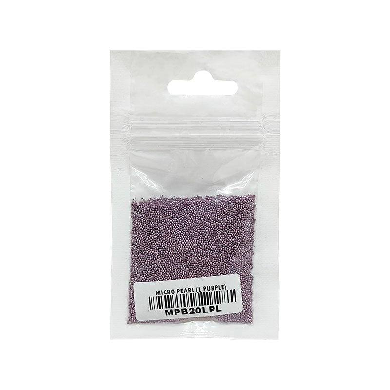 Gift To Love | Micro Pearl Beads | Color : Light Purple | Pcs : 20 Gm Pkt | Code : MPB20LPL
