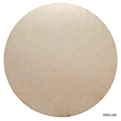 Gift To Love | Mdf Plate Round | Size : 12 X 12 4 Mm | Code : MPR1200