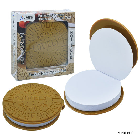 Gift To Love | Memo Pad Round Lovely Biscuits | Code : MPRLB00