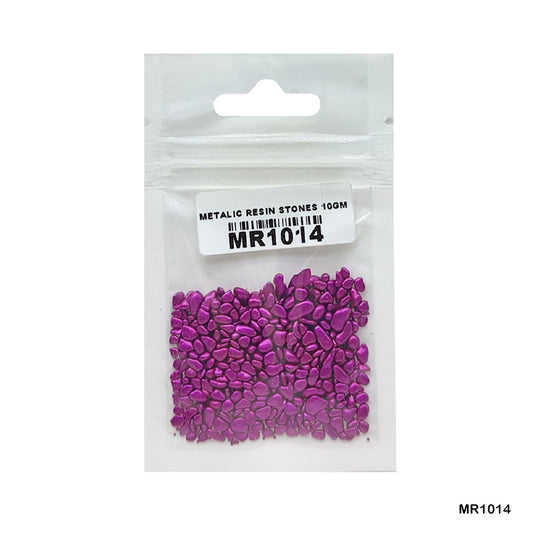 Gift To Love | Metallic Resin Stones | Size : 10 Gm | Code : MR1014