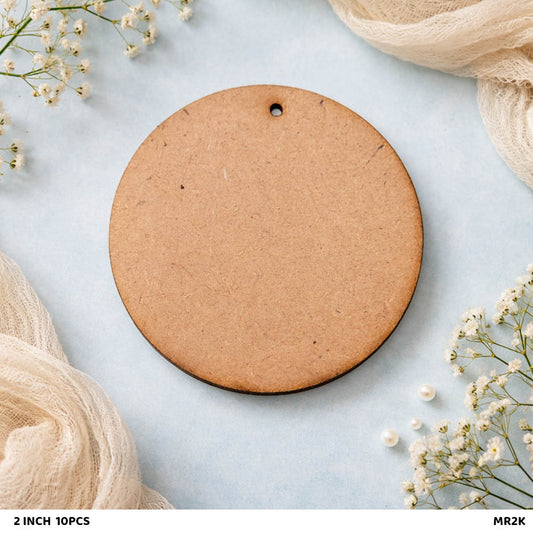 Gift To Love | MDF Keychain 2 Inch Round 10PCS | Code : MR2K