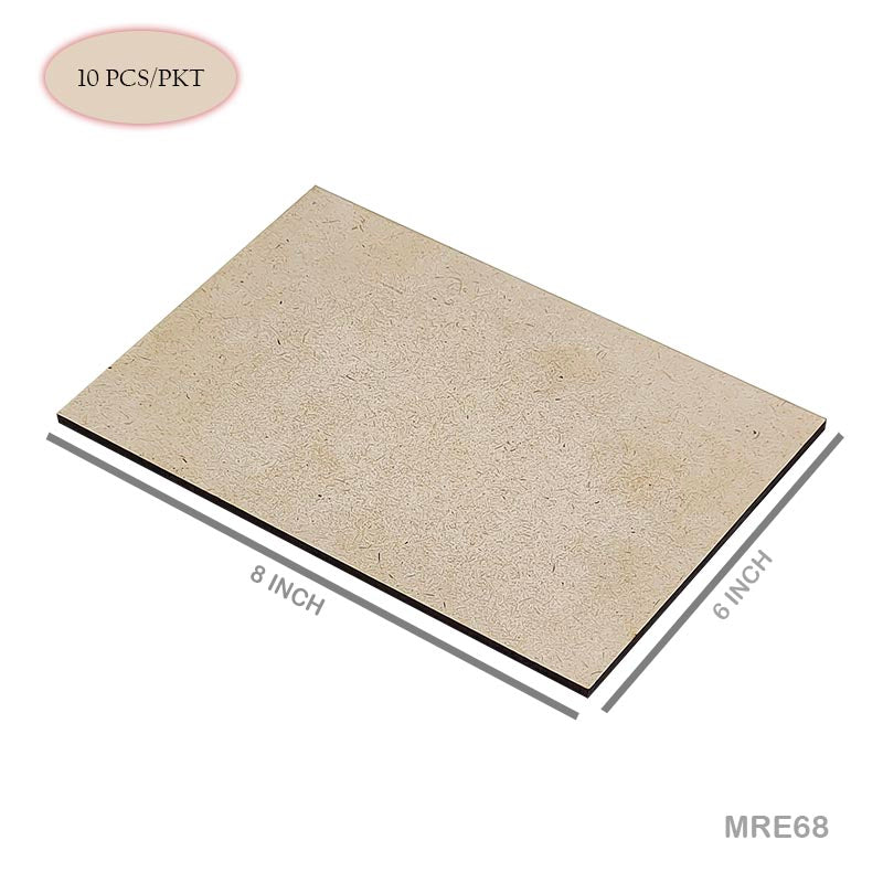 Gift To Love | Mdf Rectangle | Size : 6 X 8 | Pcs : 10 Pcs | Code : MRE68