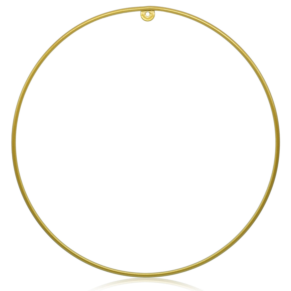 Gift To Love | Metal Ring Round | Color : Gold | Size : 12 Inch | Code : MRGR12INC