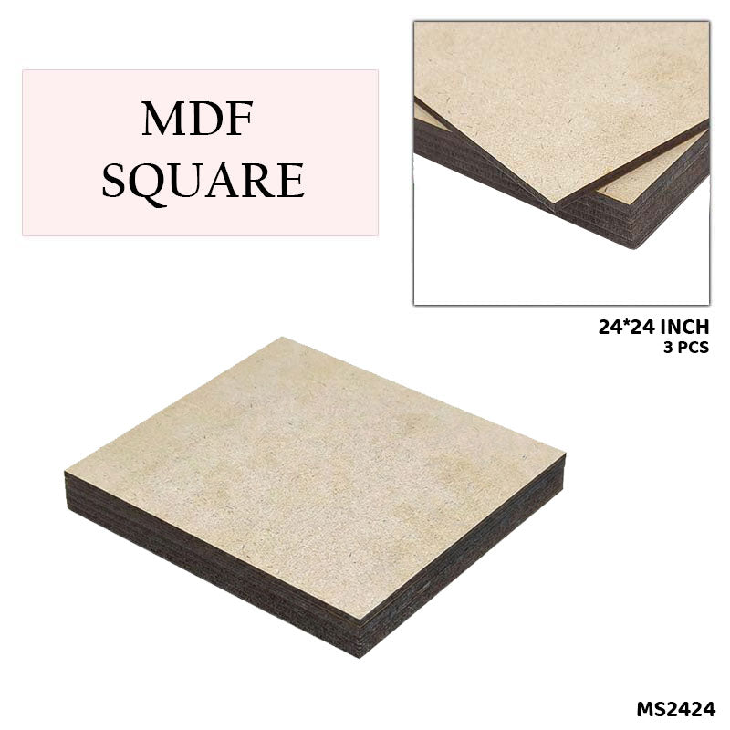 Gift To Love | Mdf Square | Size : 24 X 24 Inch | Pcs : 5 Pcs | Code : MS2424