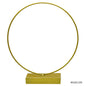 Gift To Love | Metal Stand Gold Round | Size : 12 Inch | Code : MSGR12IN