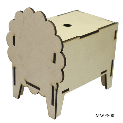 Gift To Love | Mdf Wooden Folding Sheep | Code : MWFS00