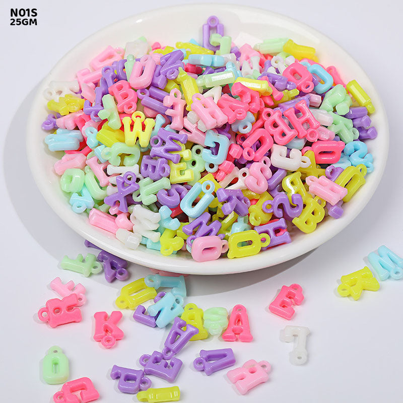 Gift To Love | Craft Beads Plastic | Pcs : 25 Gm | Code : N01S