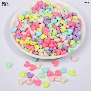 Gift To Love | Craft Beads Plastic | Pcs : 25 Gm | Code : N17S
