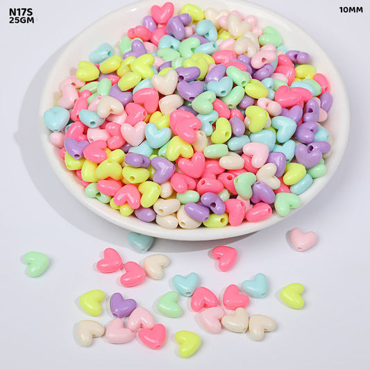 Gift To Love | Craft Beads Plastic | Pcs : 25 Gm | Code : N17S