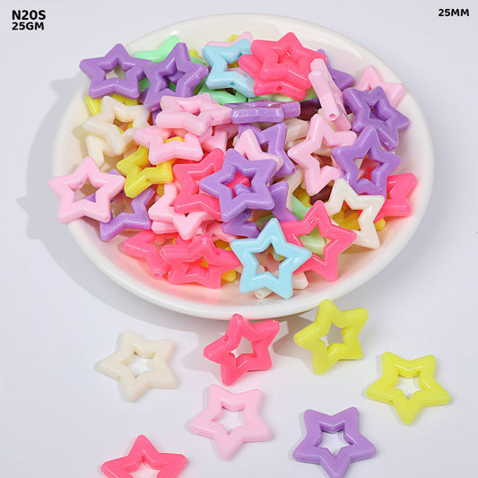 Gift To Love | Craft Beads Plastic | Pcs : 25 Gm | Code : N20S