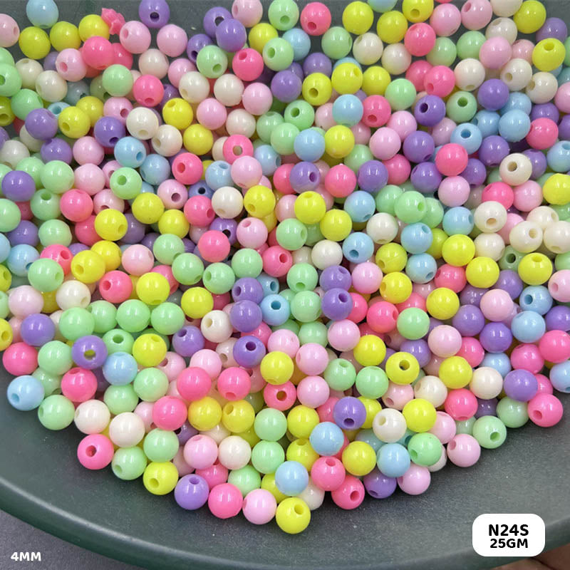 Gift To Love | Craft Beads Plastic | Pcs : 25 Gm | Code : N24S