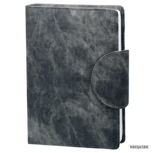 Gift To Love | Notebook Diary Jeans Cloth | Color : Black | Size : A5 | Code : NBDJA5BK