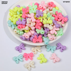 Gift To Love | Craft Beads Plastic | Pcs : 500 Gm | Code : NBPA16