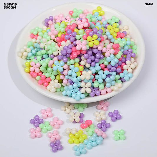 Gift To Love | Craft Beads Plastic | Pcs : 500 Gm | Code : NBPA19