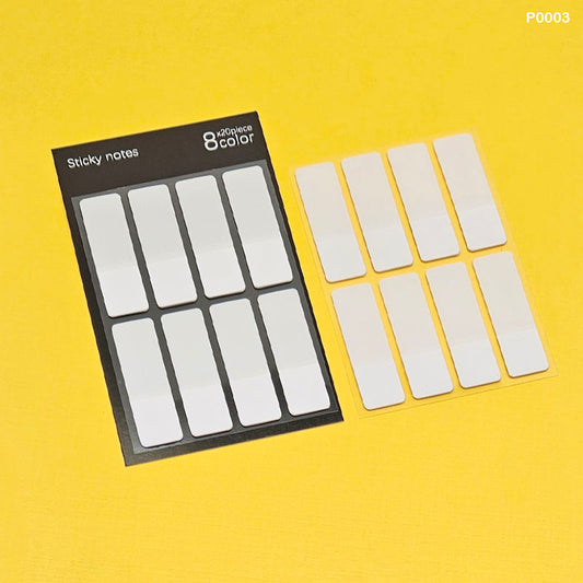 Gift To Love | Sticky Notes | Size : 40 X 11 Mm | Pcs : 160 Sheet | Code : P0003