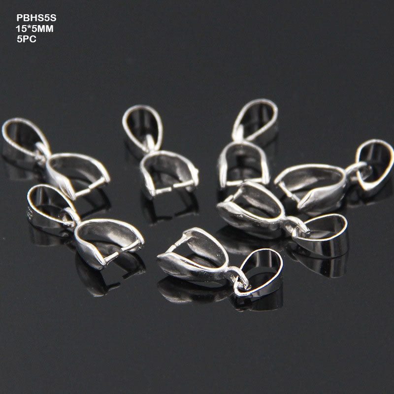 Gift To Love | Pendant Buckle Head Small | Color : Silver | Size : 15 Mm X 5 Mm | Pcs : 5 Pcs | Code : PBHS5S
