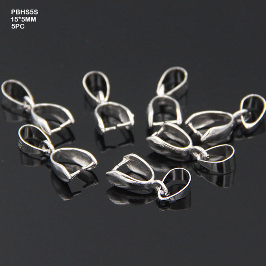 Gift To Love | Pendant Buckle Head Small | Color : Silver | Size : 15 Mm X 5 Mm | Pcs : 5 Pcs | Code : PBHS5S