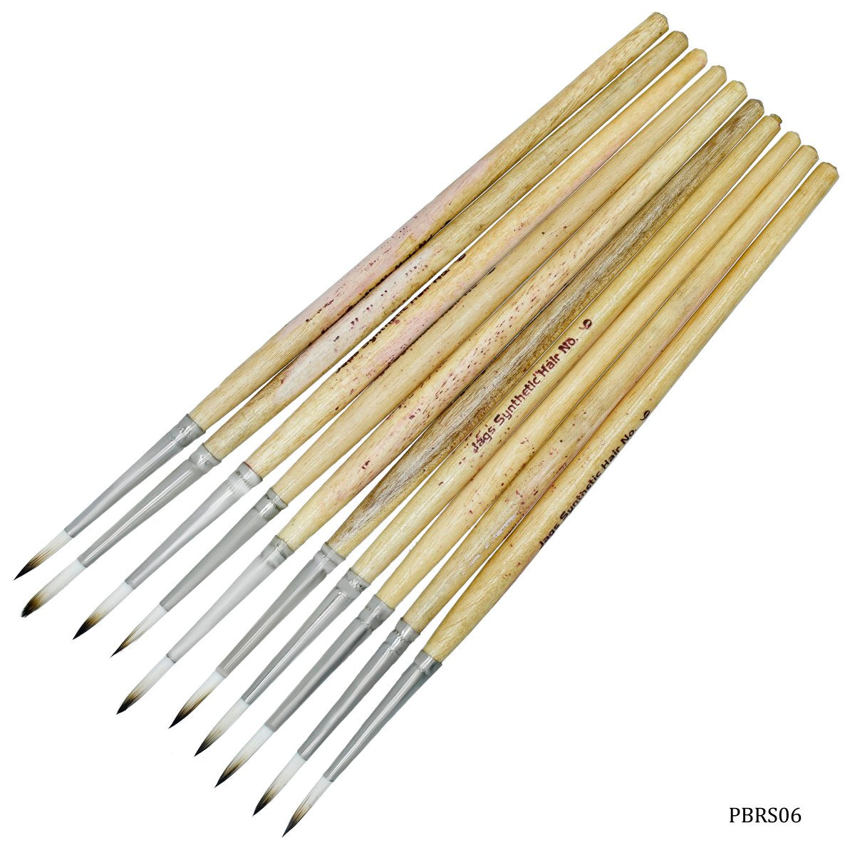 Gift To Love | Painting Brush Round Synthetic Hair | Size : No 6 | Code : PBRS06