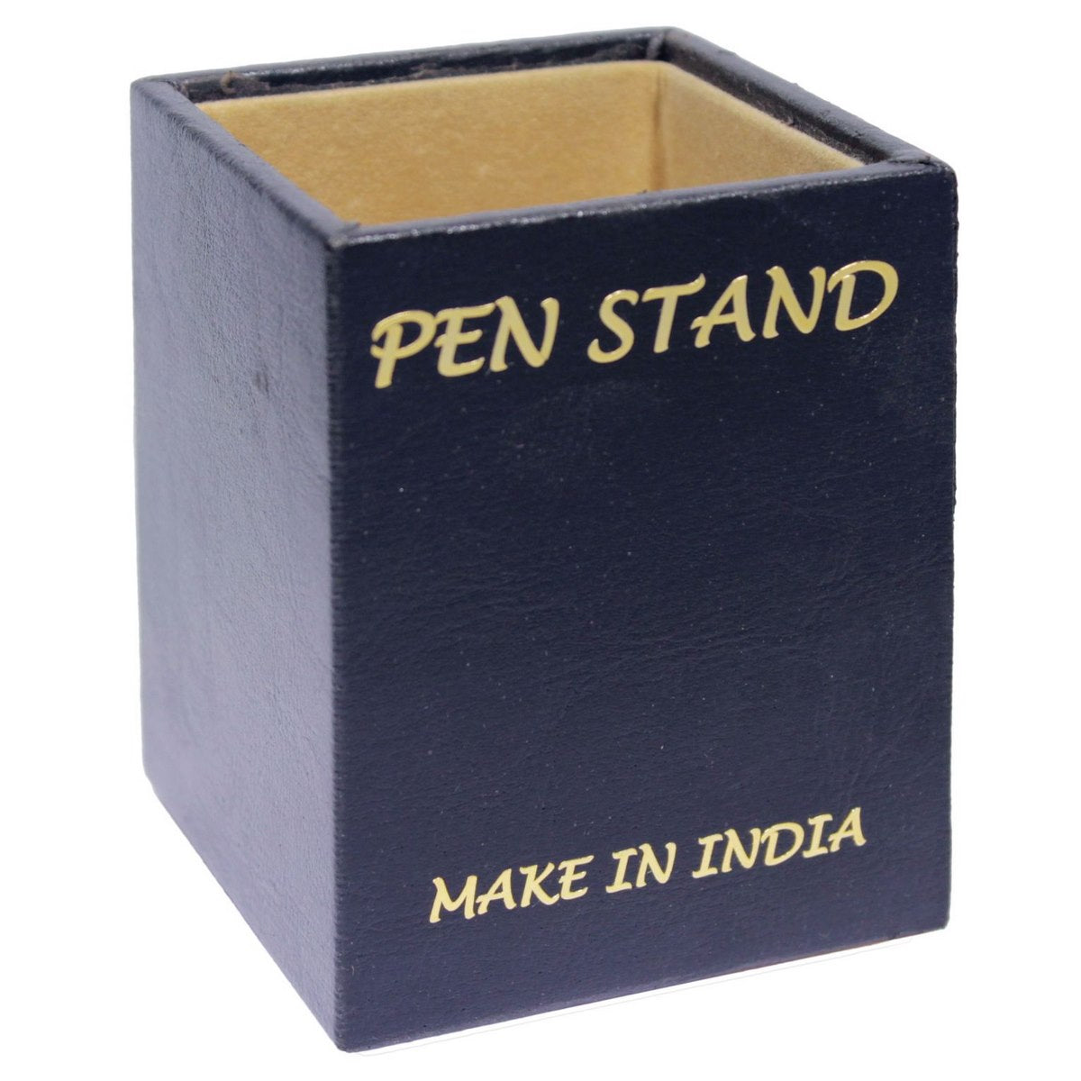 Gift To Love | Leather Pen Stand Square | Color : Black | Code : PSLS00