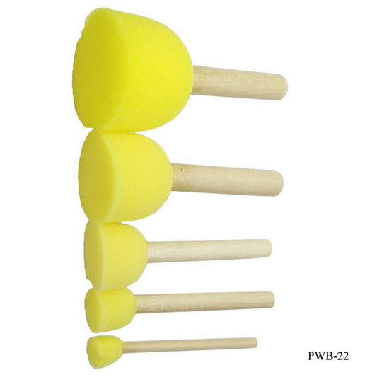 Gift To Love | Sponge Brush Set | Pcs : 5 Pcs | Code : PWB-22
