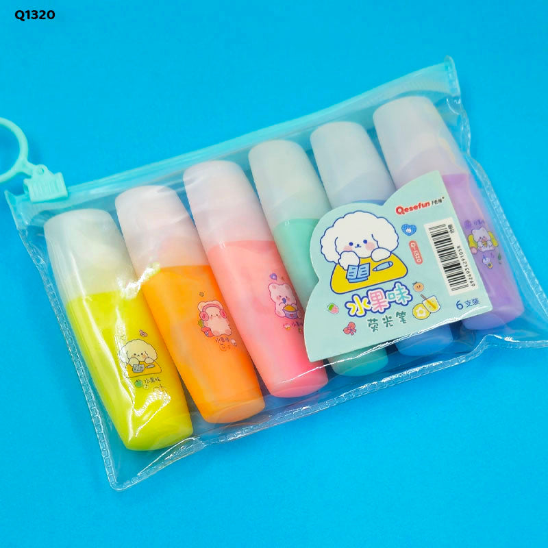 Gift To Love | Cute Highlighter | Pcs : 6 Pcs | Code : Q1320
