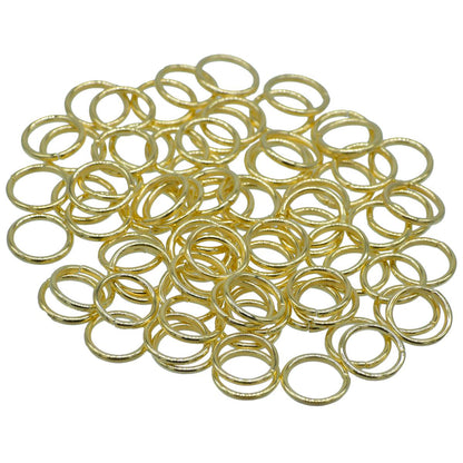 Gift To Love | Jewellery Jump Ring Gold | Size : 1.2 X 10 Mm Big | Code : QJRGG01