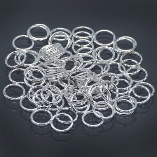 Gift To Love | Jewellery Jump Ring Silver | Size : 1.2 X 10 Mm Big | Code : QJRSS01
