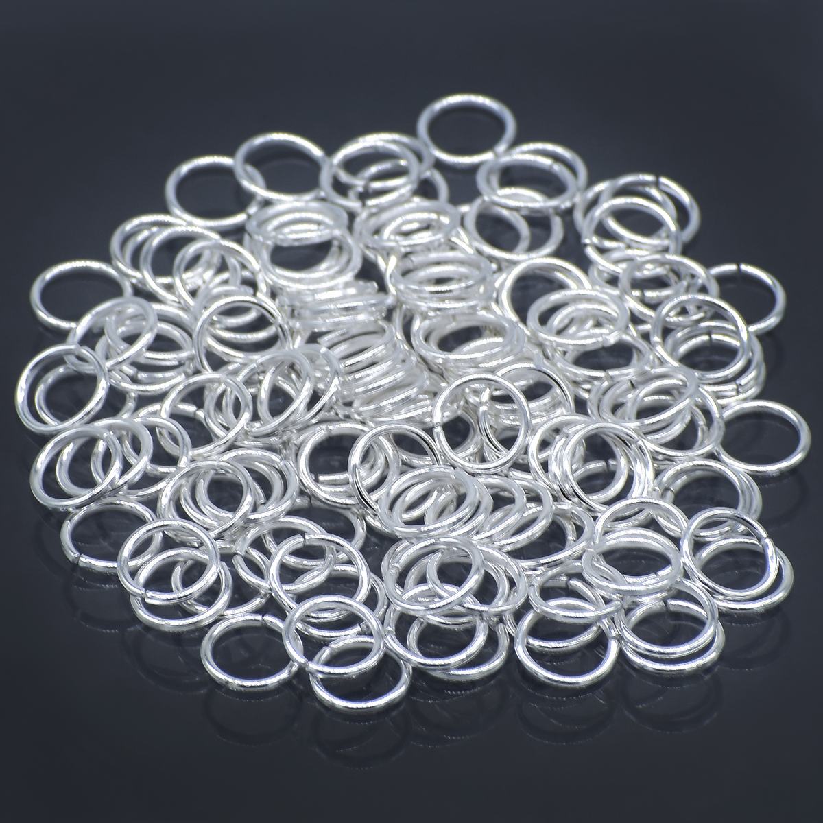Gift To Love | Jewellery Jump Ring Silver | Size : 0.9 X 8 Mm Medium | Code : QJRSS02