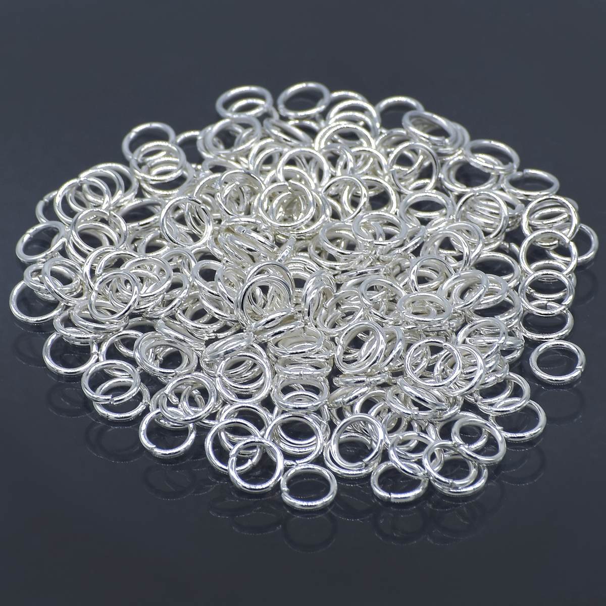 Gift To Love | Jewellery Jump Ring Silver | Size : 0.9 X 6 Mm Small | Code : QJRSS03