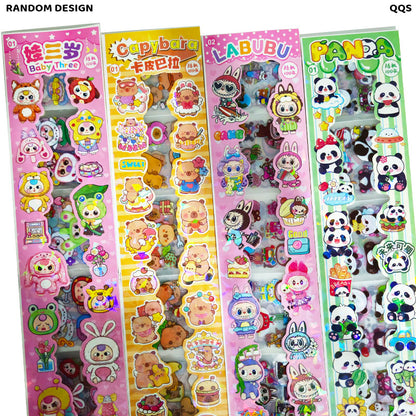 Gift To Love | Kids Cartoon Print Sticker | Pcs : 100 Pcs | Code : QQS