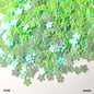 Gift To Love | Flower Sequins | Color : Sea Green | Size : 7 Mm | Pcs : 10 Gm | Code : QS05D