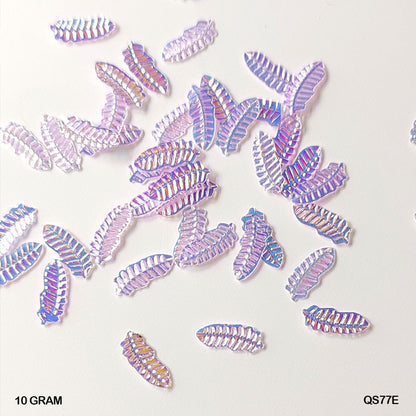 Gift To Love | Leaf Sequins | Size : Ss | Pcs : 10 Gm | Code : QS77E