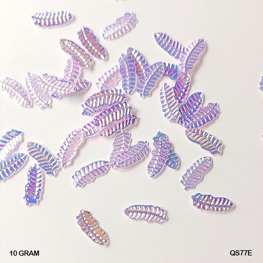Gift To Love | Leaf Sequins | Size : Ss | Pcs : 10 Gm | Code : QS77E
