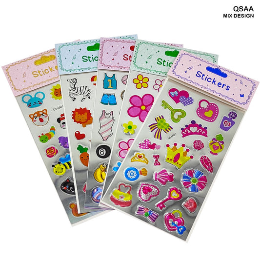 Gift To Love | Metallic Kids Sticker | Code : QSAA