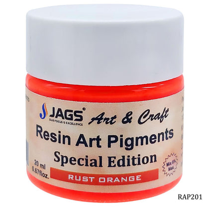 Gift To Love | Resin Art Pigments | Color : Rust Orange | Size : 20 Ml | Code : RAP201