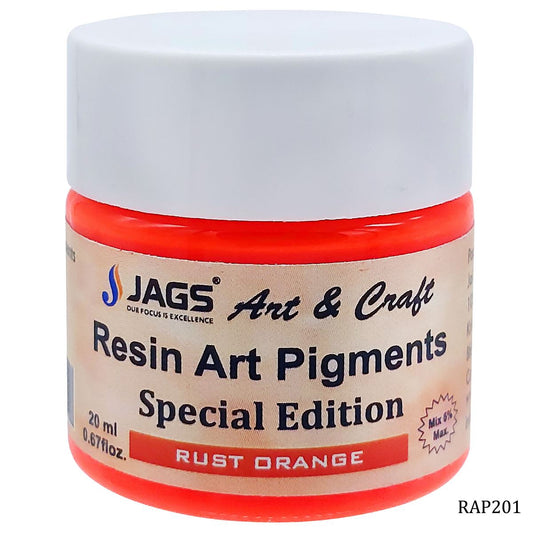 Gift To Love | Resin Art Pigments | Color : Rust Orange | Size : 20 Ml | Code : RAP201