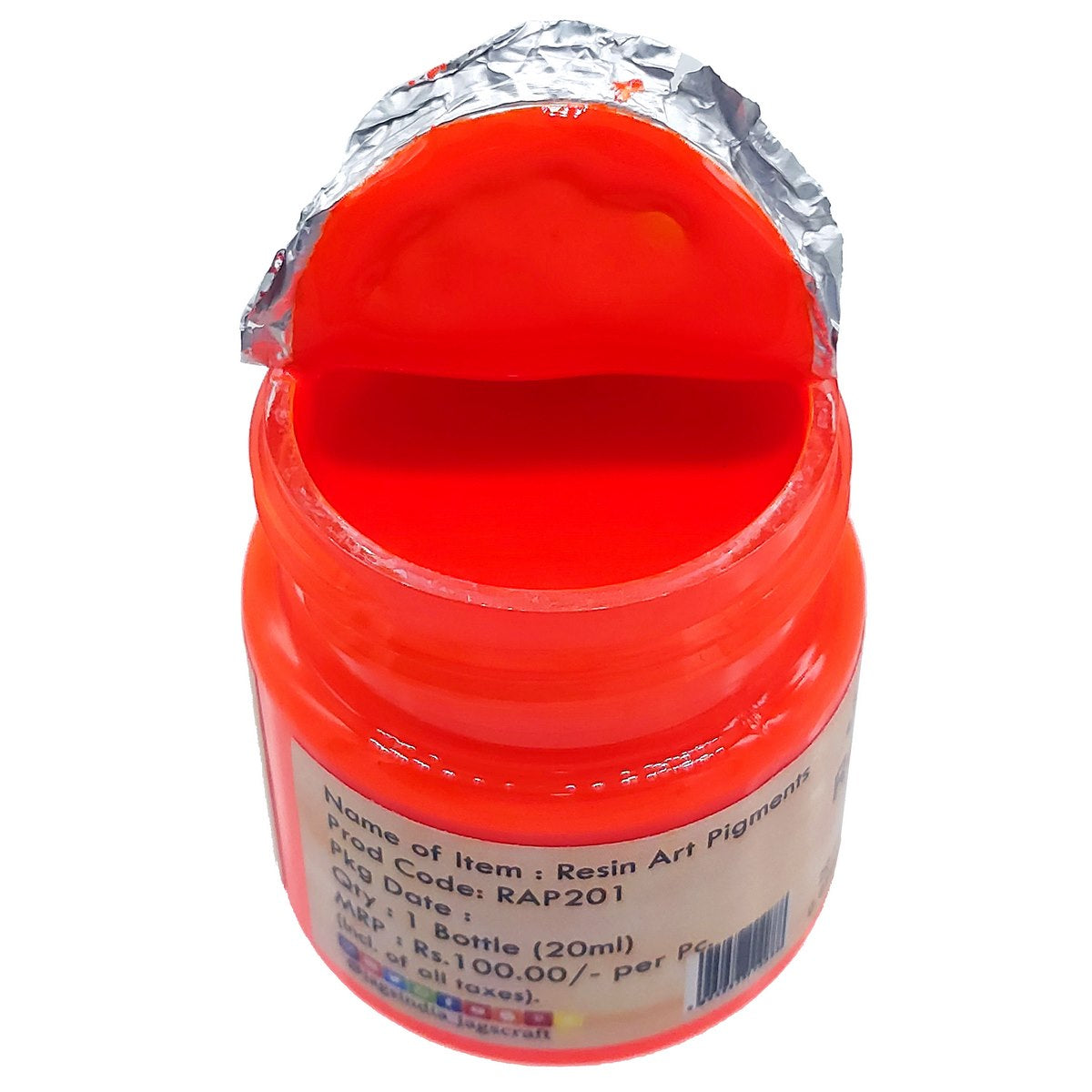 Gift To Love | Resin Art Pigments | Color : Rust Orange | Size : 20 Ml | Code : RAP201