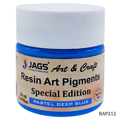 Gift To Love | Resin Art Pigments | Color : Pastel Deep Blue | Size : 20 Ml | Code : RAP212