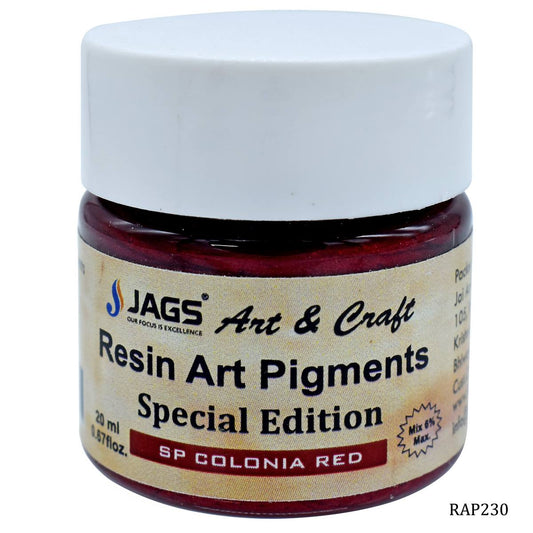 Gift To Love | Resin Art Pigments | Color : Colonia Red | Size : 20 Ml | Code : RAP230