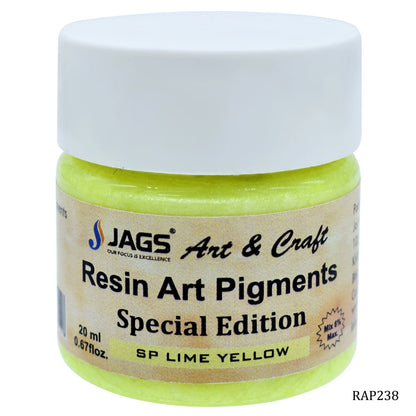 Gift To Love | Resin Art Pigments | Color : Lime Yellow | Size : 20 Ml | Code : RAP238