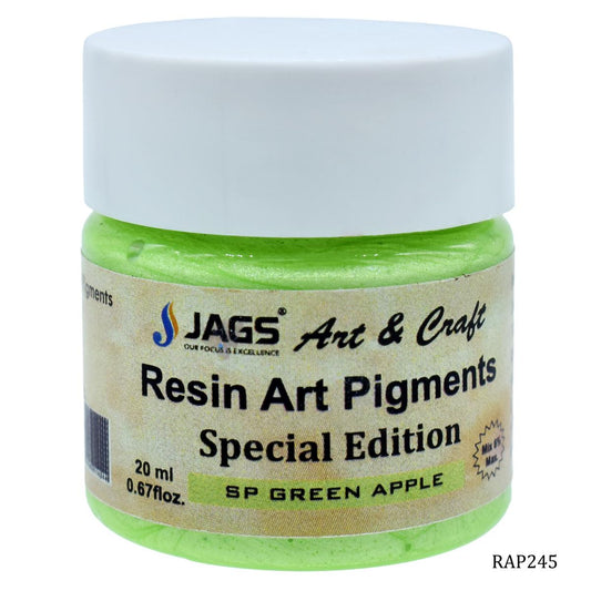 Gift To Love | Resin Art Pigments | Color : Green Apple | Size : 20 Ml | Code : RAP245