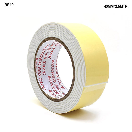 Gift To Love | Double Side Foam Tape | Size : 40 Mm X 2.5 Mtr | Code : RF40