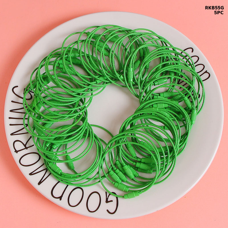 Gift To Love | Round Ss Keychain Clasp Lock | Size : 50 Mm | Pcs : 5 Pcs | Code : RKB55G