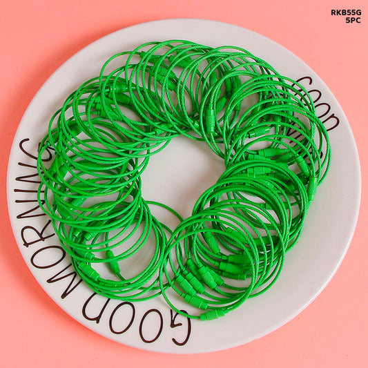 Gift To Love | Round Ss Keychain Clasp Lock | Size : 50 Mm | Pcs : 5 Pcs | Code : RKB55G