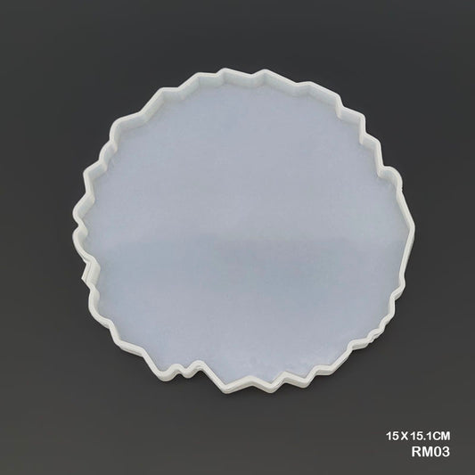 Gift To Love | Silicon Mold Round Agate | Size : 6 Inch | Code : RM03